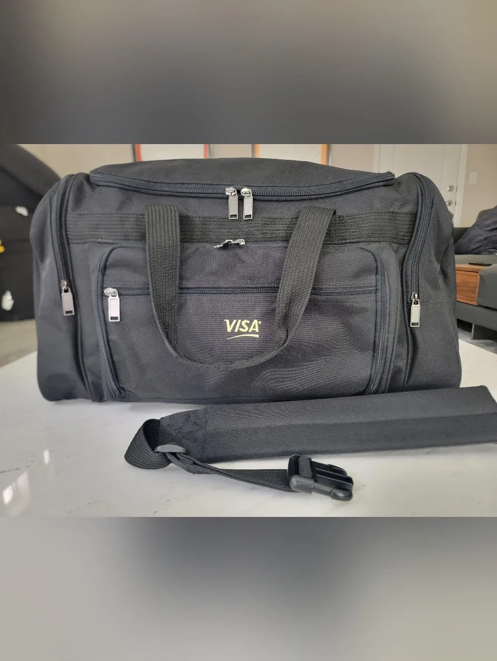 Visa Black Travel Duffle Bag 22